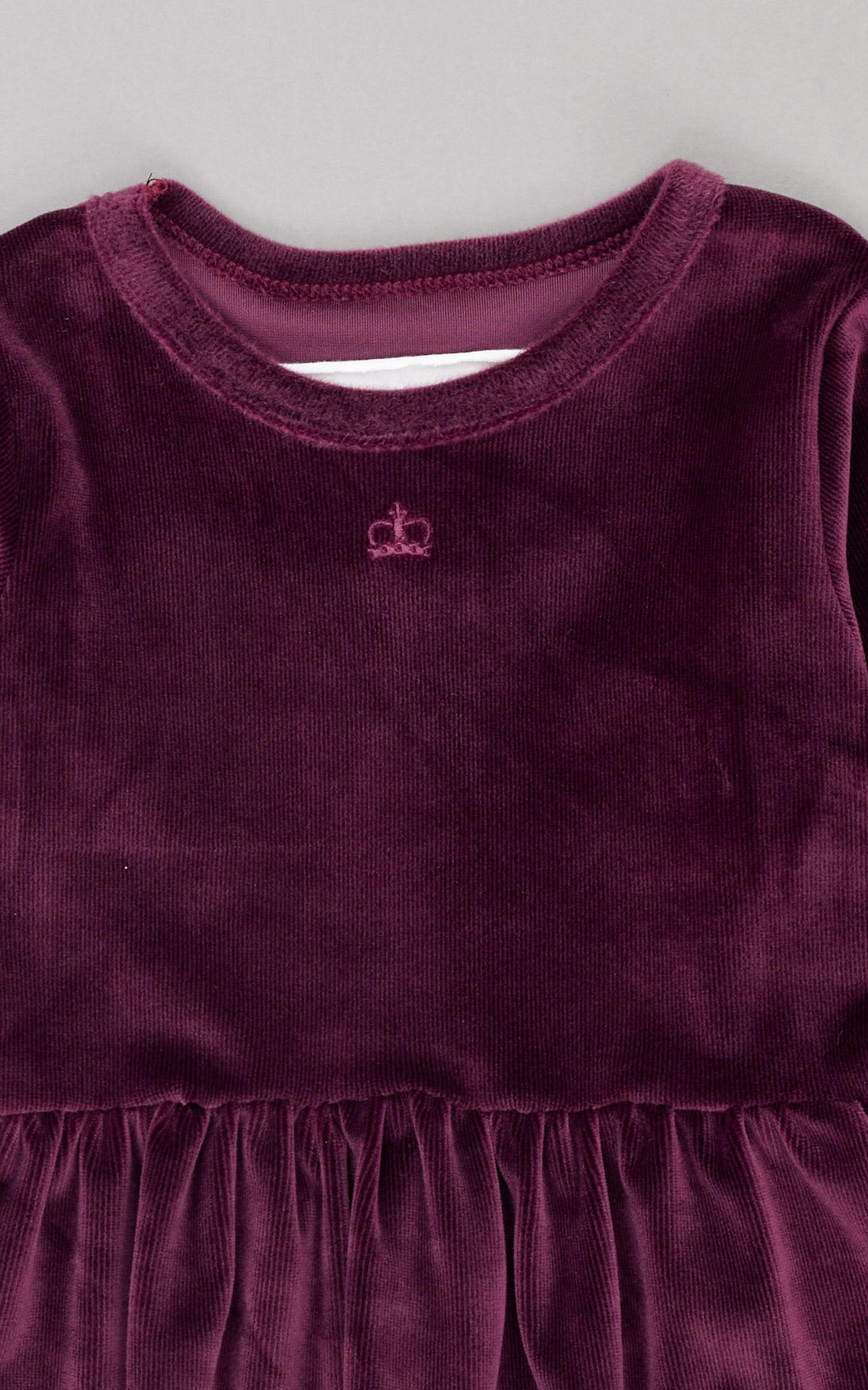 Vestido Guinda Bordo